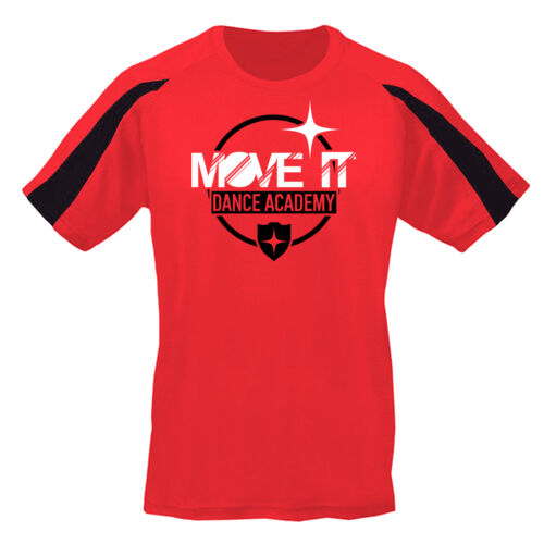 Kids Contrast Sports T-Shirt Thumbnail