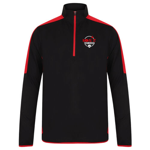 Contrast Half-Zip Top Thumbnail